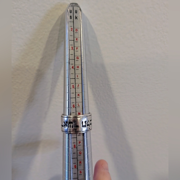 James Avery Sterling Silver Hebrew I Will Follow Band Ring Size 6.5 RETIRED - Picture 6 of 7